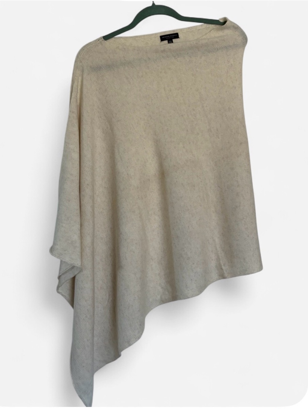 HTF Meghan Markle x Reitmans Cream Cashmere Blend Poncho Sweater S/M